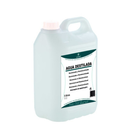 Garrafa de 5L de agua desmineralizada - destilada