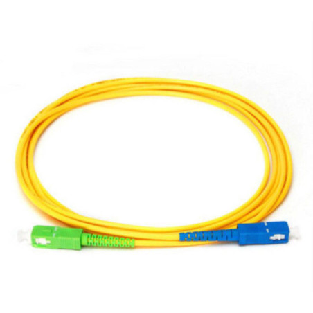 PATCHCORD SM SC-UPC SC-APC 500cm 3mm  LSZH G657A1 amarillo
