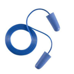 Tapones anti ruido PU detectable con cuerda SNR 37dB
