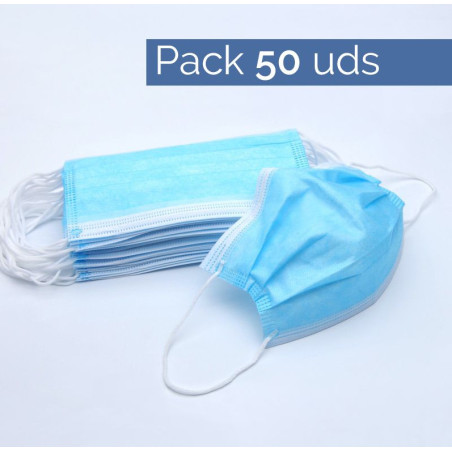 MASCARILLA HIGIÉNICA DESECHABLE CAJA DE 50 UNIDADES