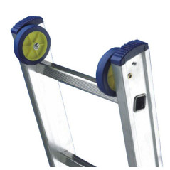 ESCALERA TRANSFORMABLE 2 TRAMOS  ALUMINIO MODELO LUXE 2 ALTURA MAXIMA 5.85 METROS