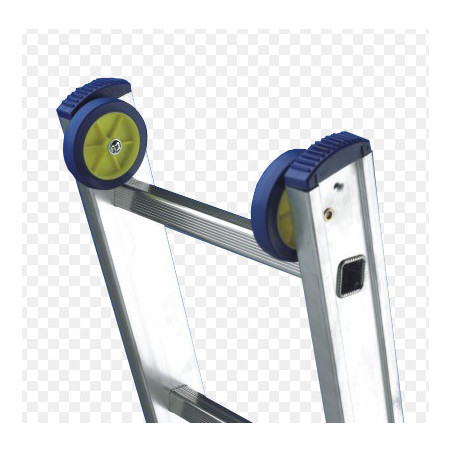 ESCALERA TRANSFORMABLE 3 TRAMOS  ALUMINIO MODELO LUXE 3 ALTURA MAXIMA 5.85 METROS