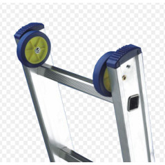 ESCALERA TRANSFORMABLE 3 TRAMOS  ALUMINIO MODELO LUXE 3 ALTURA MAXIMA 9.72 METROS