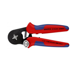 Alicate autoajustable para crimpar punteras huecas de acceso lateral