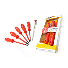 FELO PACK DE 6 DESTORNILLADORES AISLADOS 1.000V