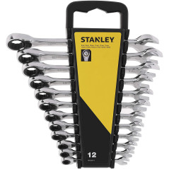 JUEGO DE 12 LLAVES COMBINADAS STANLEY
