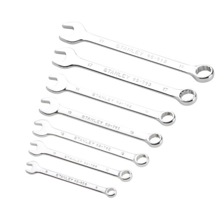 JUEGO DE 7 LLAVES FIJA/COMBINADA CON CARRACA STANLEY