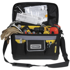 BOLSA PORTAHERRAMIENTAS ABIERTA TAPA PLANA STANLEY