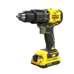 STANLEY TALADRO PERCUTOR BRUSHLESS V20 18V 60Nm SFMCD715C2K-QW