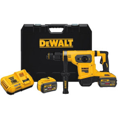 MARTILLO ELECTRONEUMÁTICO DEWALT DCH481X2-QW XR FLEXVOLT 54V SDS-MAX 6.1J CON 2 BATERÍAS LI-ION 9,0AH CON MALETÍN