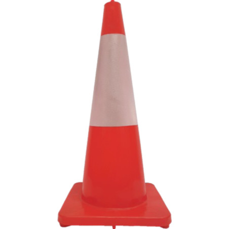 CONO NARANJA PVC FLEXIBLE 70CM