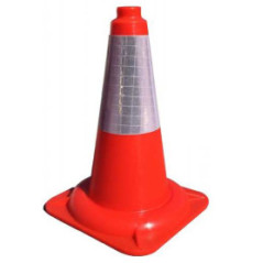 CONO NARANJA PP DURO 45CM