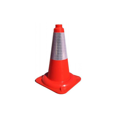 CONO NARANJA PP DURO 45CM