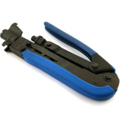 HERRAMIENTA DE COMPRESIÓN UNIVERSAL PARA CONECTORES F RG-59, RG-6, RG-11, CABLE COAXIAL