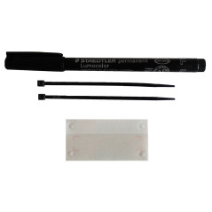 KIT ETIQUETAS IDENTIFICADORAS DE ACOMETIDAS ANONIMAS 100 UNIDADES 60 X 30 MM