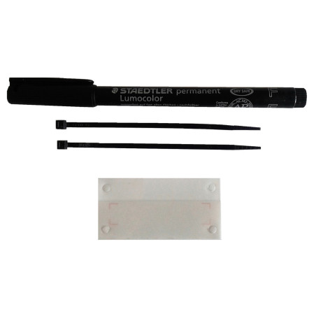 KIT ETIQUETAS IDENTIFICADORAS DE ACOMETIDAS ANONIMAS 100 UNIDADES 60 X 30 MM