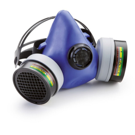 NEW EUROMASK con filtros P3, clase 1 (incluye filtros)