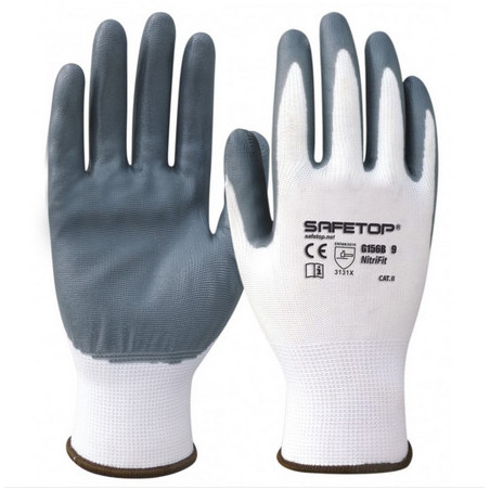 Guante sintetico nitrilo sin costuras