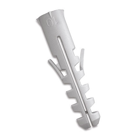 TACOS DE NYLON SIN COLLARIN 5x25 EN BOLSA DE 100 UNIDADES