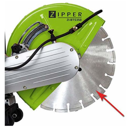 DISCO DE DIAMANTE 350MM ZIPPER BTS350DSS