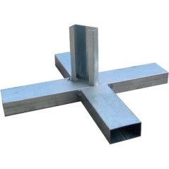 BASE CRUZ SOPORTE PARA POSTES 495