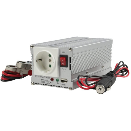 INVERSOR DE CORRIENTE CC 12V 300W a CA 220-230V