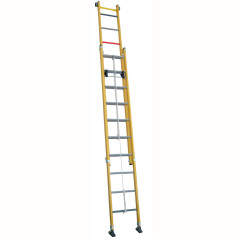 ESCALERA EXTENSIBLE DE FIBRA CON CUERDA 8.3 METROS