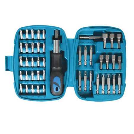 Juego de llave de carraca y accesorios, 45 piezas