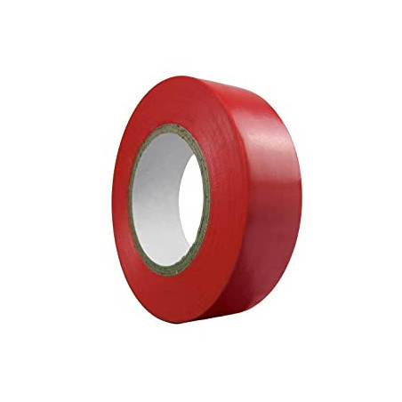 Cinta aislante roja 19mm