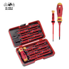 JUEGO DE DESTORNILLADORES AISLADOS 1.000V CON VARILLAS INTERCAMBIABLES "E-SMART" FELO 063 913 06