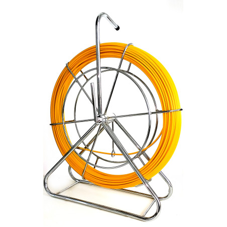 GUIA DE FIBRA DE VIDRIO 7MM DE DIÁMETRO 100M CON SOPORTE