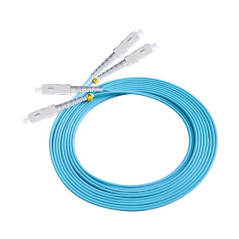 PATCHCORD MM DX SC/UPC - SC/UPC 10m 3mm LSZH OM3 Aqua
