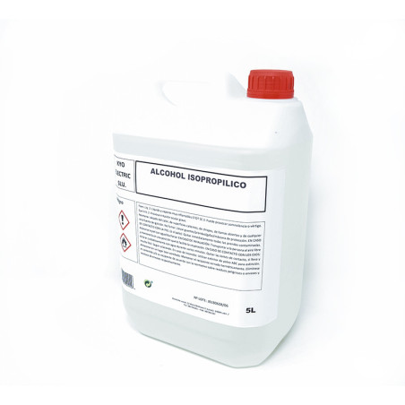 ALCOHOL ISOPROPÍLICO ALTA PUREZA (99%) GARRAFA 5L