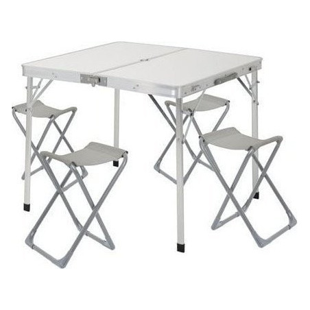 CONJUNTO MESA Y SILLAS PLEGABLES DE CAMPING