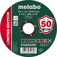 DISCO DE CORTE/DESBASTE Ø115x1mm 13200rpm METABO