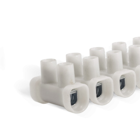 REGLETA DE POLIPROPILENO 25MM CE BLANCA