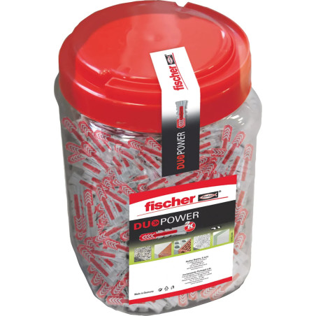 TACO NYLON FISCHER DUOPOWER 10X50MM BOTE 180UDS