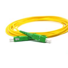 PATCHCORD SM SC/APC SC/APC 200cm 2mm LSZH AMARILLO G657.A2