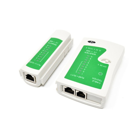 LAN TESTER COMPROBADOR DE CABLE LAN RJ45 - RJ11