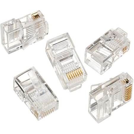 CONECTOR RJ45 CAT5, BOLSA 100UDS