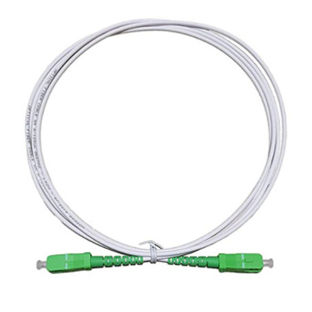 PATCHCORD SM SC/APC SC/APC 1000cm 3mm LSZH blanco