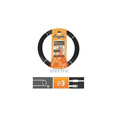 Guía Pasacables Anguila Cabezal Fijo Flex. Nylon 4mm Natural 25m