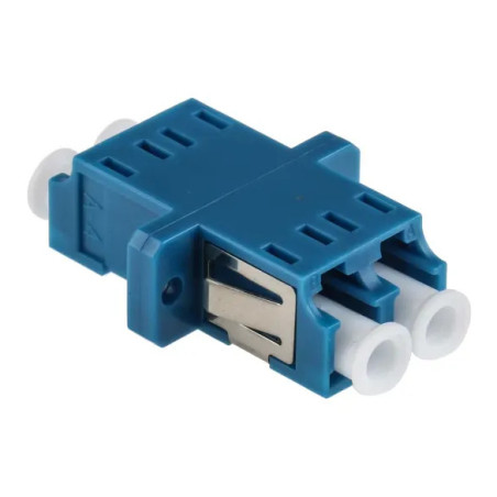 ENFRENTADOR ADAPTADOR LC/UPC-DUPLEX DE FIBRA OPTICA