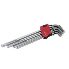 Juego 9 Llaves hexagonales con punta bola Expert