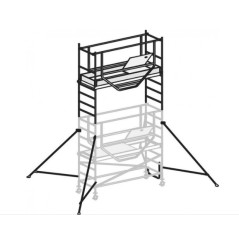 MÓDULO 4 PARA ANDAMIO HYMER MOVIL SC40 SAFE-T