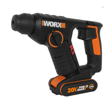 Martillo Taladro, Atornillador WORX H3 WX394.6  20V 2Ah 2Bat