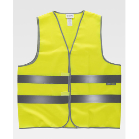 CHALECO ALTA VISIBILIDAD (SIN BOLSILLOS) CON VELCRO TALLA ÚNICA