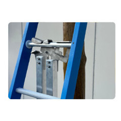 PUNTAL DE ACERO TELESCÓPICO ÚNICO  PARA ESCALERA DE SEGURIDAD Y TRABAJO EN POSTES DE MADERA