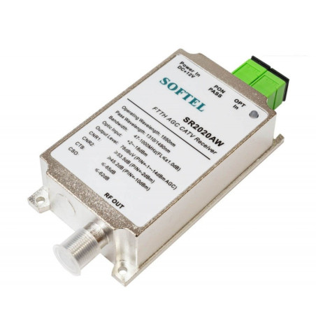 CONVERSOR ACTIVO FTTH / CATV CON CWDM Y AGC