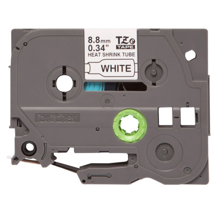 BROTHER HSe221 Cinta tubo termo retráctil. Texto negro sobre fondo blanco. 8.8mm Long. 1.5m